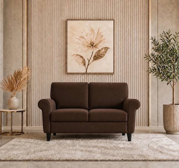 Flipkart Perfect Homes Ruby Luxe Premium Velvet Fabric 2 Seater  Sofa