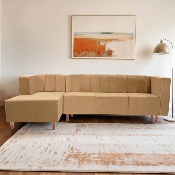 Seventh Heaven Sydney 6 Seater Sofa, Extra Spacious, Plush Suede Fabric 6 Seater  Sofa