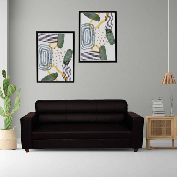 Enlay Leatherette 3 Seater  Sofa