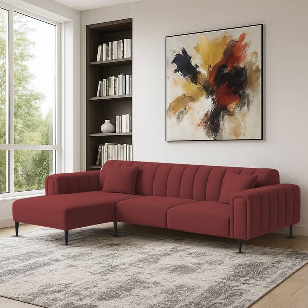 Casaliving Damian LHS Fabric 4 Seater  Sofa