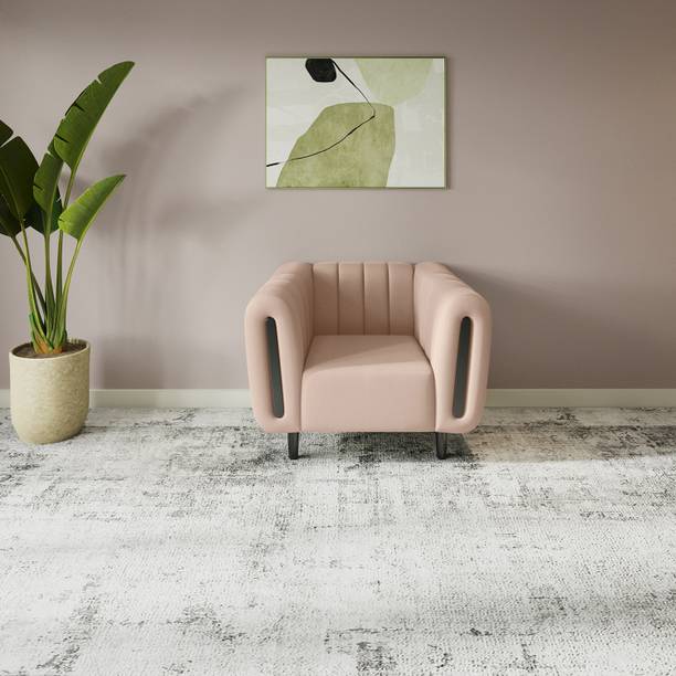 Interio by Godrej Paramount Fabric 1 Seater  Sofa