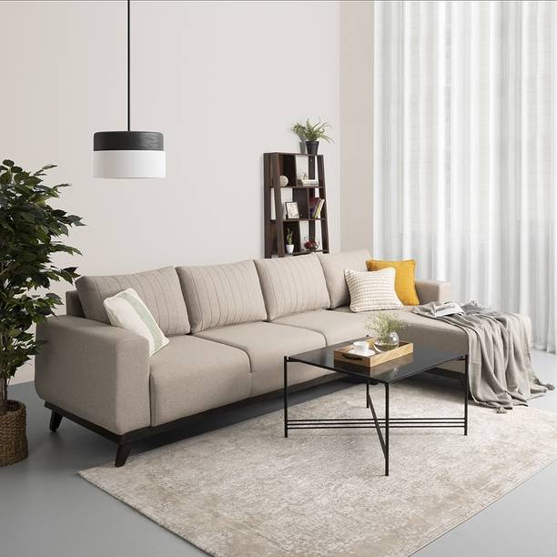 Wakefit Barcelona Fabric 5 Seater  Sofa