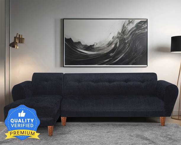 Seventh Heaven Milan 6 Seater Sofa, Extra Spacious, Chenille Molfino Fabric: 1 Year Warranty Fabric 6 Seater  Sofa