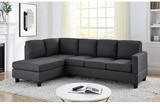 Comfort Couch Ela 5 Seater L Shaped Sectional Couch for Living Room Fabric 5 Seater  Sofa
