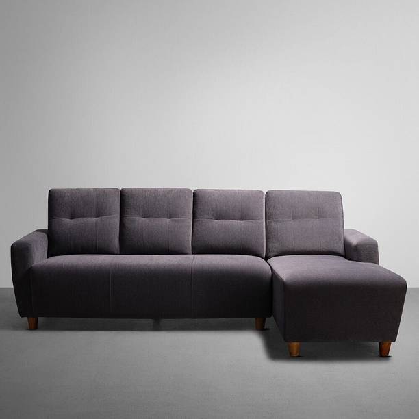 Sleepyhead Yolo Designed by Duroflex - Premium Plush 3 Layer Cushioning, Anti-Sag Comfort Fabric 5 Seater  Sofa