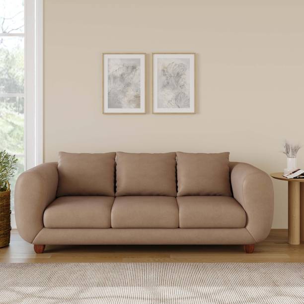 Atharv Homes Imperia Premium Velvet Fabric 3 Seater  Sofa