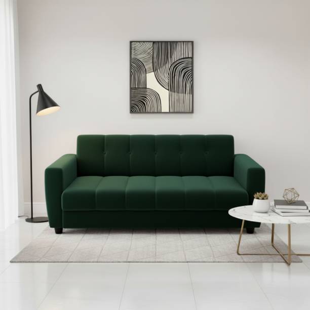 REDCHILLIART Premium Quality Sofa For LivingRomm ll Homell Office Fabric 3 Seater  Sofa