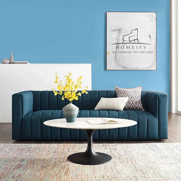 Homeify Serena 3 Seater Modern Comfy Sofa Set for Living Room Fabric 3 Seater  Sofa
