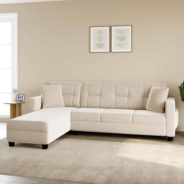 RM HOME Roman Fabric 6 Seater  Sofa