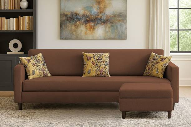 Casaliving Premium Lifestyle 5 Solid Wood 5 Seater  Sofa
