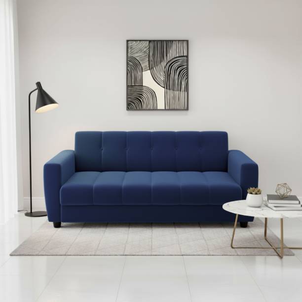 Wood Empire Premium Quality Sofa For LivingRomm ll Homell Office Fabric 3 Seater  Sofa