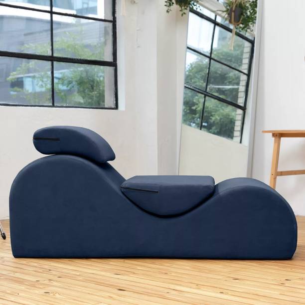 HighTable Multi-Position Yoga and Exercise Lounger Fabric 2 Seater  Sofa