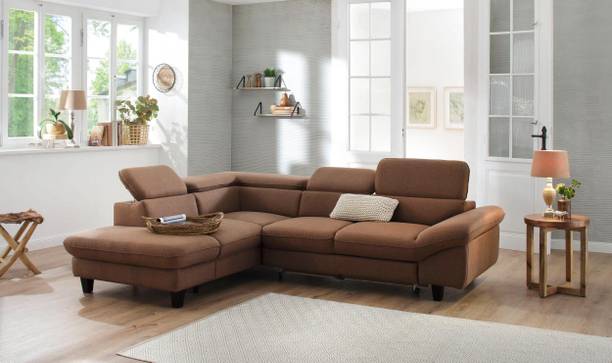 fabrique Uptown Lshape Corner RHS Fabric 5 Seater  Sofa