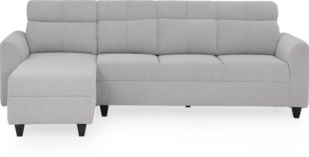 duroflex Zivo Plus Interchangeable Lounger (Chaise) Set Fabric 3 Seater  Sofa