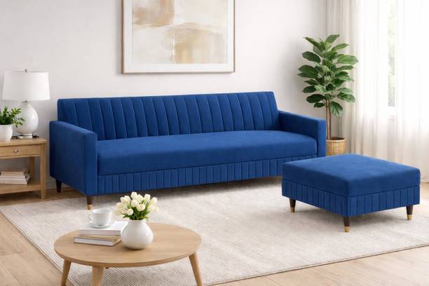 Flipkart Perfect Homes NYC Solid Wood 2 Seater Sofa