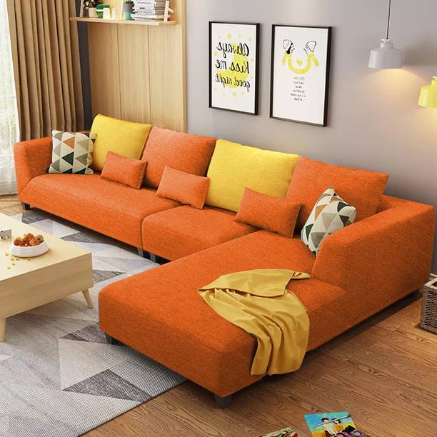 Casaliving Minta Fabric 6 Seater Sofa