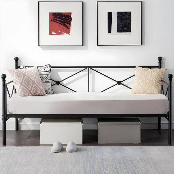 Vibrant Interior BlackEve(6x2) Fabric 3 Seater  Sofa