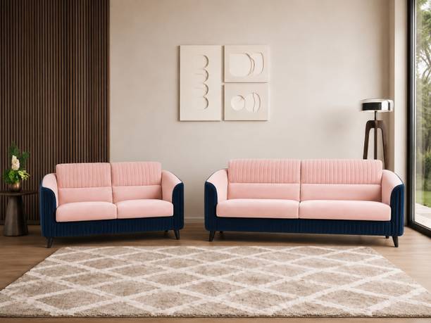 CARLTON LONDON Signature Royale Premium Fabric 3 + 2 Sofa Set