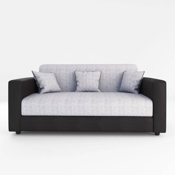 Flipkart Perfect Homes Bergen Fabric 3 Seater  Sofa