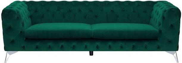 Smarts collection Chesterfield Sofa for Living Room , Hall & Bedroom , Fabric 3 Seater  Sofa