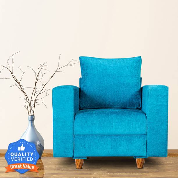 Seventh Heaven Rio 1 Seater Sofa, Extra Spacious, Chenille Molfino Fabric: 1 Year Warranty Fabric 1 Seater  Sofa
