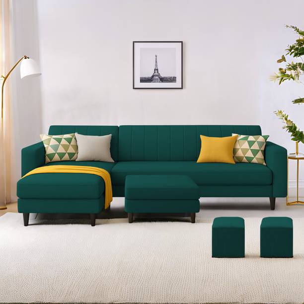 Casaliving Moris LHS Fabric 8 Seater  Sofa