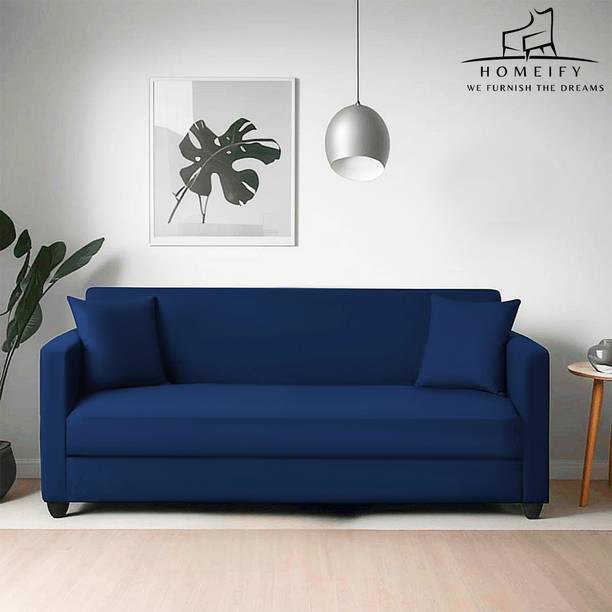 Homeify Ruby 3 Seater Sofa set for Living Room Fabric 3 Seater  Sofa