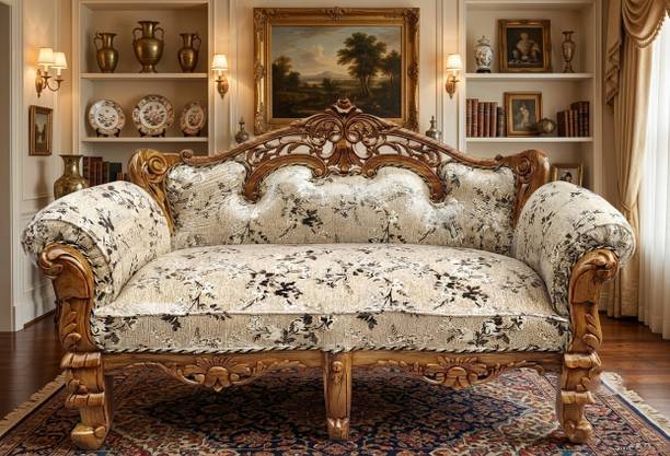 DECORLEVEL Fabric 2 Seater Sofa