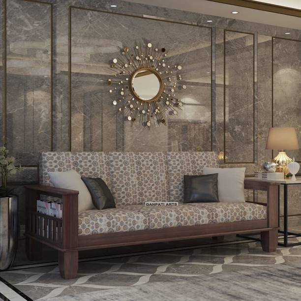 Ganpati Arts Fabric 3 Seater  Sofa