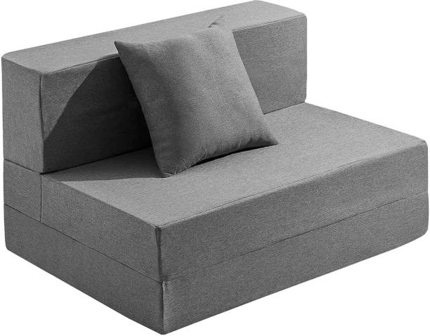 Flipkart Perfect Homes 3X6-FOLDABLE SOFA CUM BED Fabric 1 Seater  Sofa