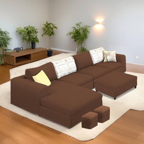 Casaliving 8 seater Fabric 8 Seater  Sofa