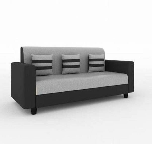 TAPODHANI Fabric 3 Seater  Sofa