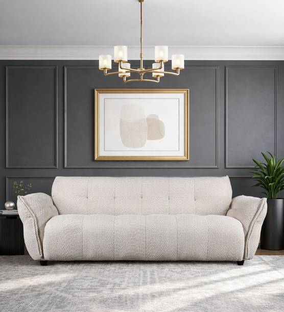 Hometown Hazal Fabric 3 Seater  Sofa