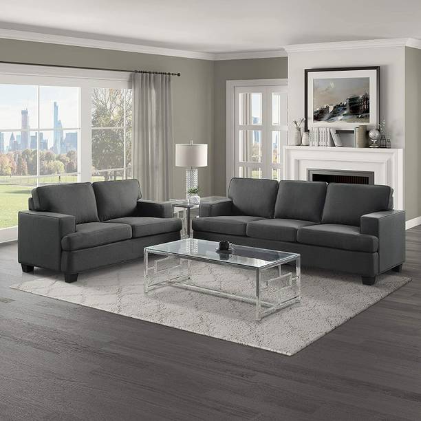 Comfort Couch Neo 5 Seater Sofa Set for Living Room Fabric 3 + 2 Sofa Set