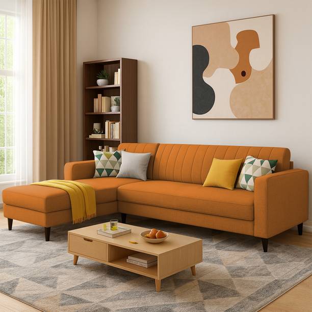 Casaliving Moris LHS Fabric 6 Seater Sofa