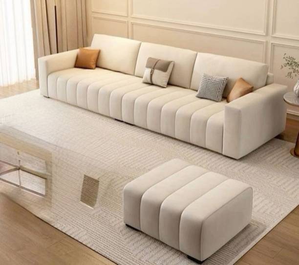 MAM ENTERPRISE Fabric 5 Seater  Sofa