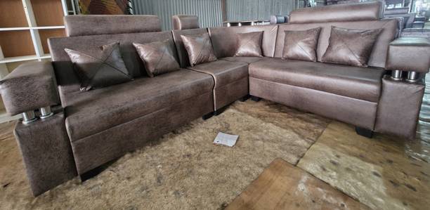RAMBEB Half-leather 6 Seater  Sofa