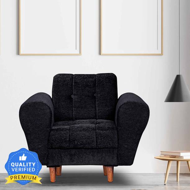 Seventh Heaven Milan 1 Seater Sofa, Chenille Molfino Fabric: 2 Year Warranty Fabric 1 Seater  Sofa