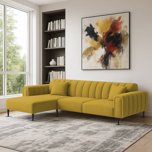 Casaliving Damian LHS Fabric 4 Seater  Sofa