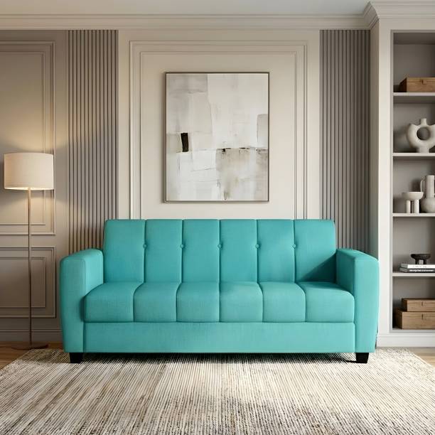 Bharat Lifestyle Deno Fabric 3 Seater  Sofa