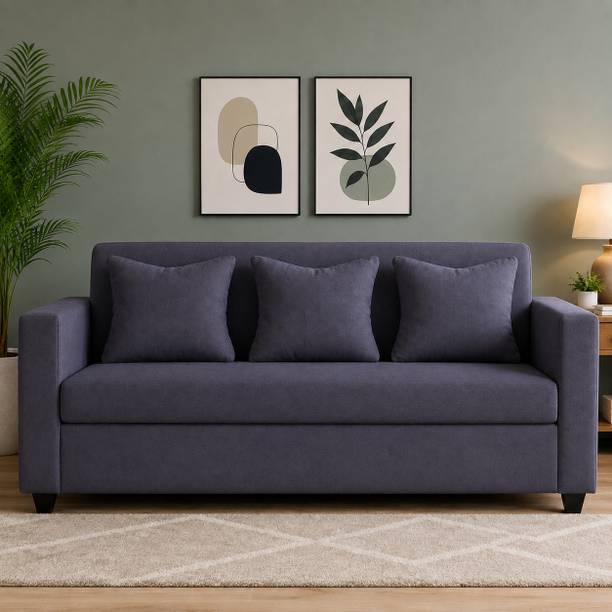 Flipkart Perfect Homes Living Room Furniture Fabric 3 Seater Sofa