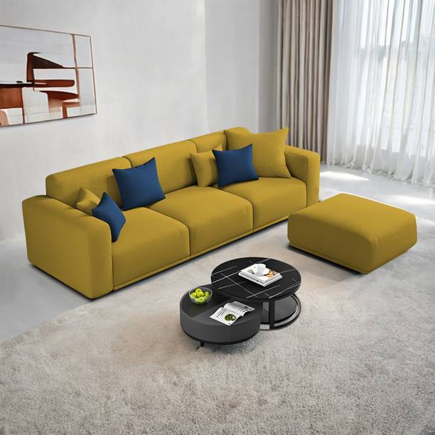 Casaliving Crypton Fabric 3 Seater  Sofa