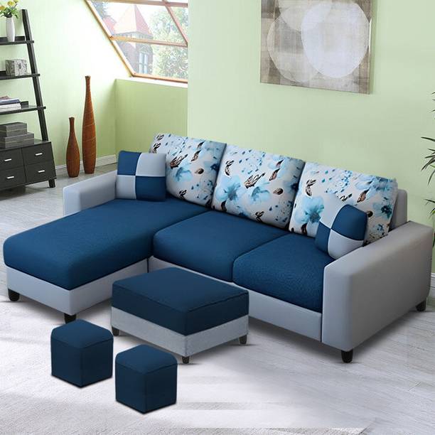 Casaliving Rolando LHS Fabric 4 Seater  Sofa