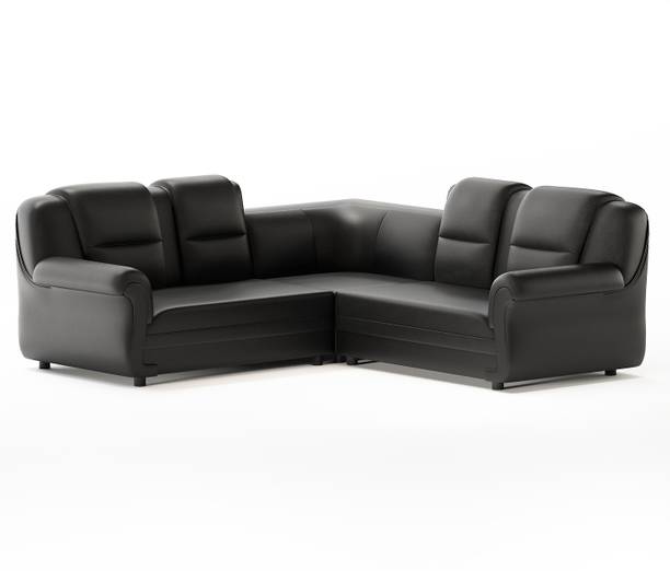 Sekar Lifestyle POLYURETHANE L SHAPE CORNER SERIES Leatherette 4 Seater  Sofa