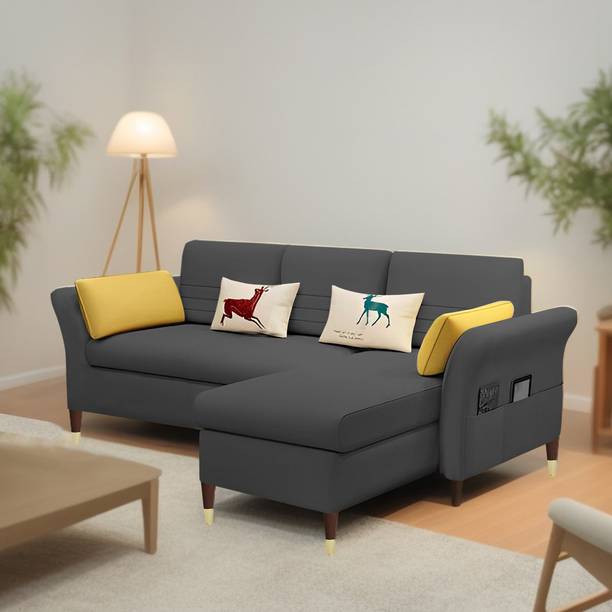 Casaliving Asser Fabric 4 Seater  Sofa