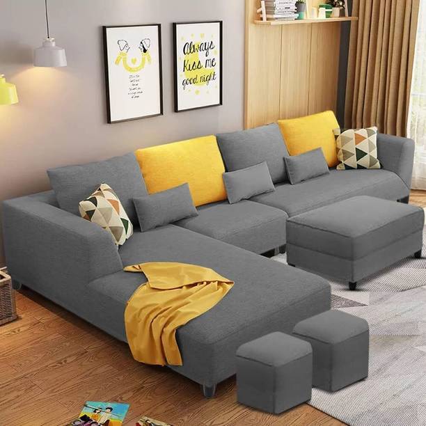 Casaliving Minta Fabric 8 Seater  Sofa