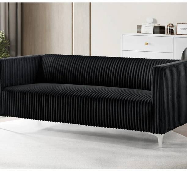 Friends Life Chryssa Modern Tufted Design Sofa 3 Seater Fabric 3 Seater  Sofa
