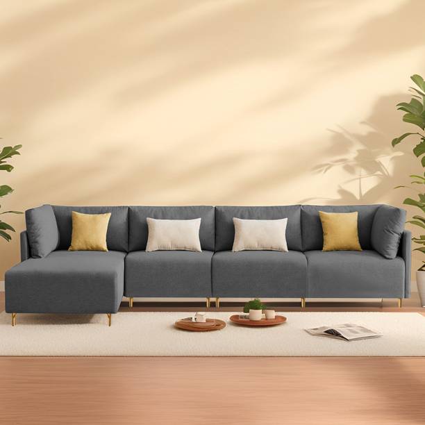 Casaliving Salina Fabric 6 Seater  Sofa