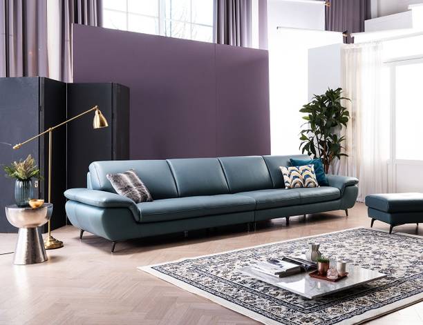 fabrique Leatherette 4 Seater  Sofa