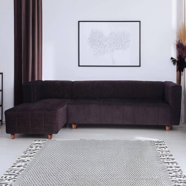 Seventh Heaven Tokyo, Extra Spacious, Chenille Molfino Fabric Fabric 6 Seater  Sofa